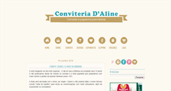 Desktop Screenshot of blog.conviteriadaline.com.br