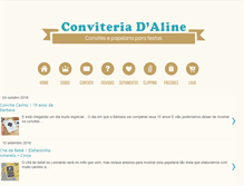 Tablet Screenshot of blog.conviteriadaline.com.br